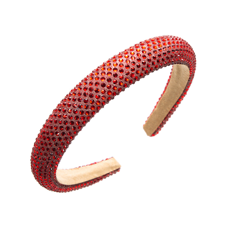 Wholesale Simple and Fashionable Temperament Full Diamond Fine Edge Headband