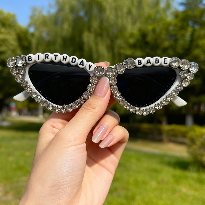 Wholesale Inlaid with diamonds Men' s/ women' s sunglasses