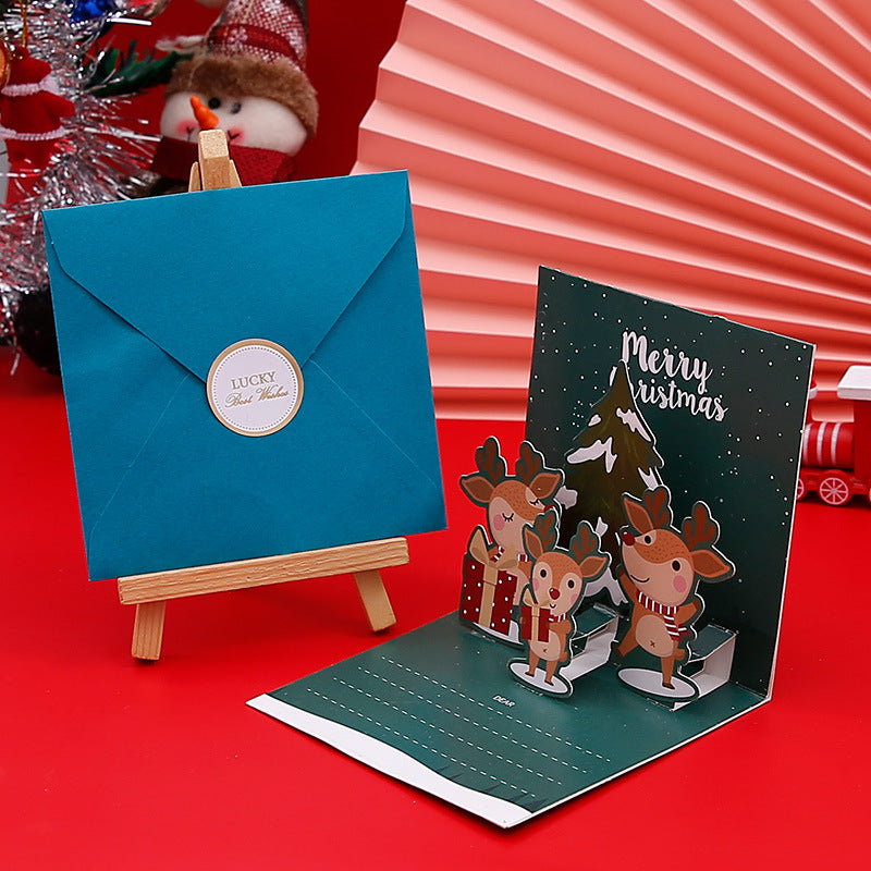 Wholesale Christmas greeting card creative holiday card