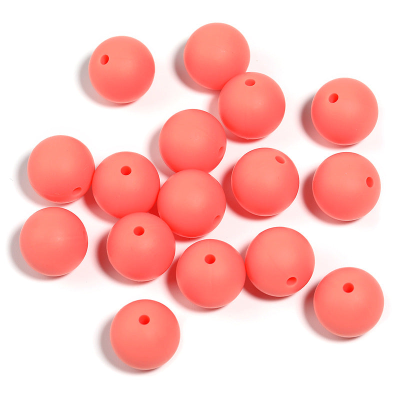 Wholesale Random 50pcs/pack  Silicone multi-color beads