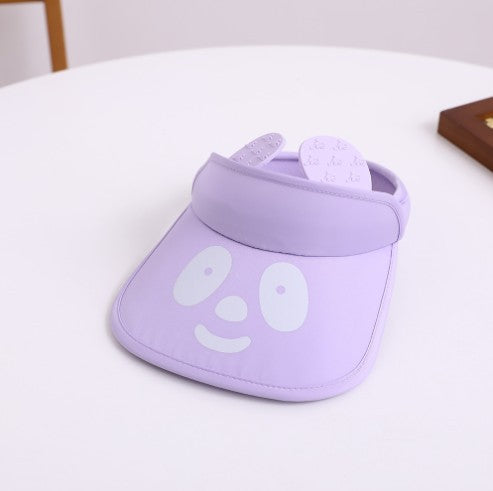 Wholesale Summer Children's Cotton Cartoon Panda Empty Hat