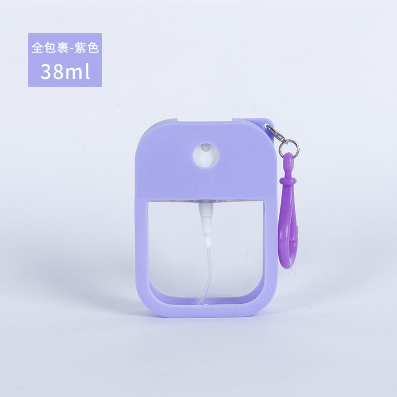 Wholesale DIY Silicone Set Spray Bottle 38ml Alcohol Perfume Hand Sanitizer Spray Bottle Travel Bottling Set Can Be Wraped Can Be DIY