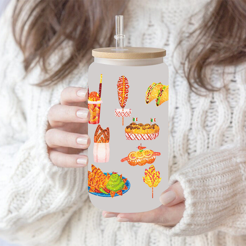 Wholesale Gourmet Volleyball 16oz Cup UV DTF Wraps