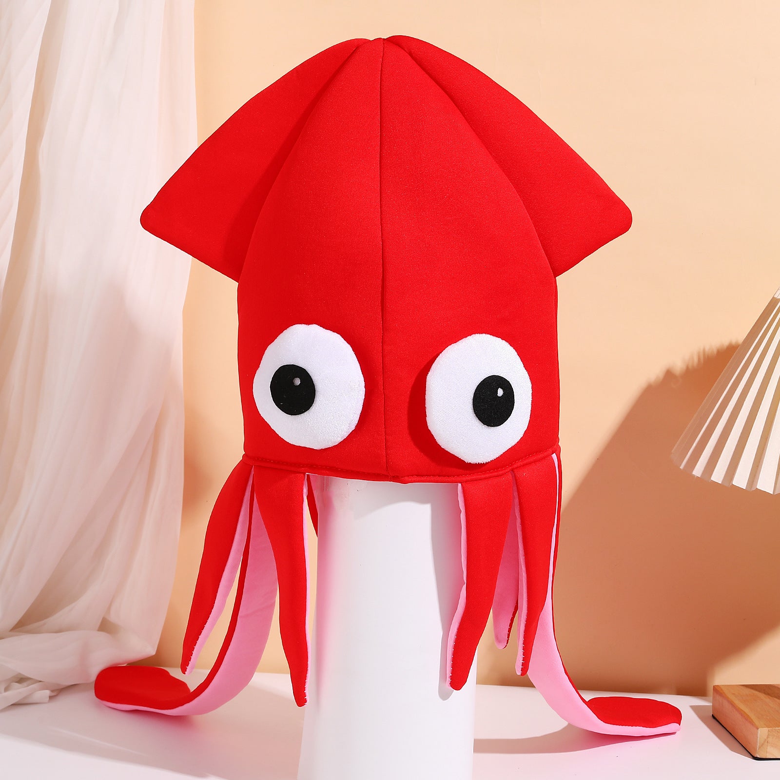 Wholesale Four-color Velvet Squid  Octopus Hat Decorations