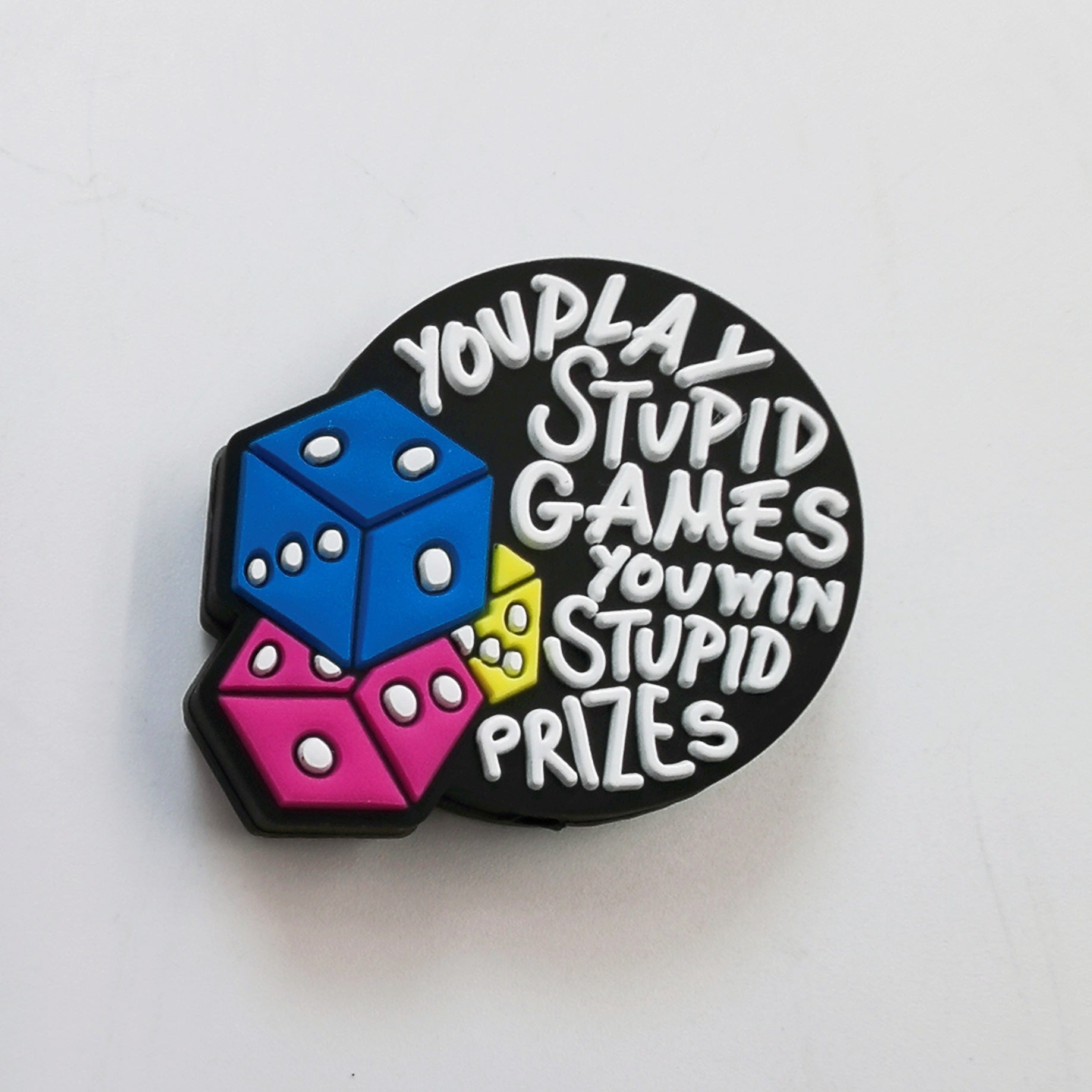 Wholesale 10pcs Cartoon Creative Dice Letters Silicone Beads