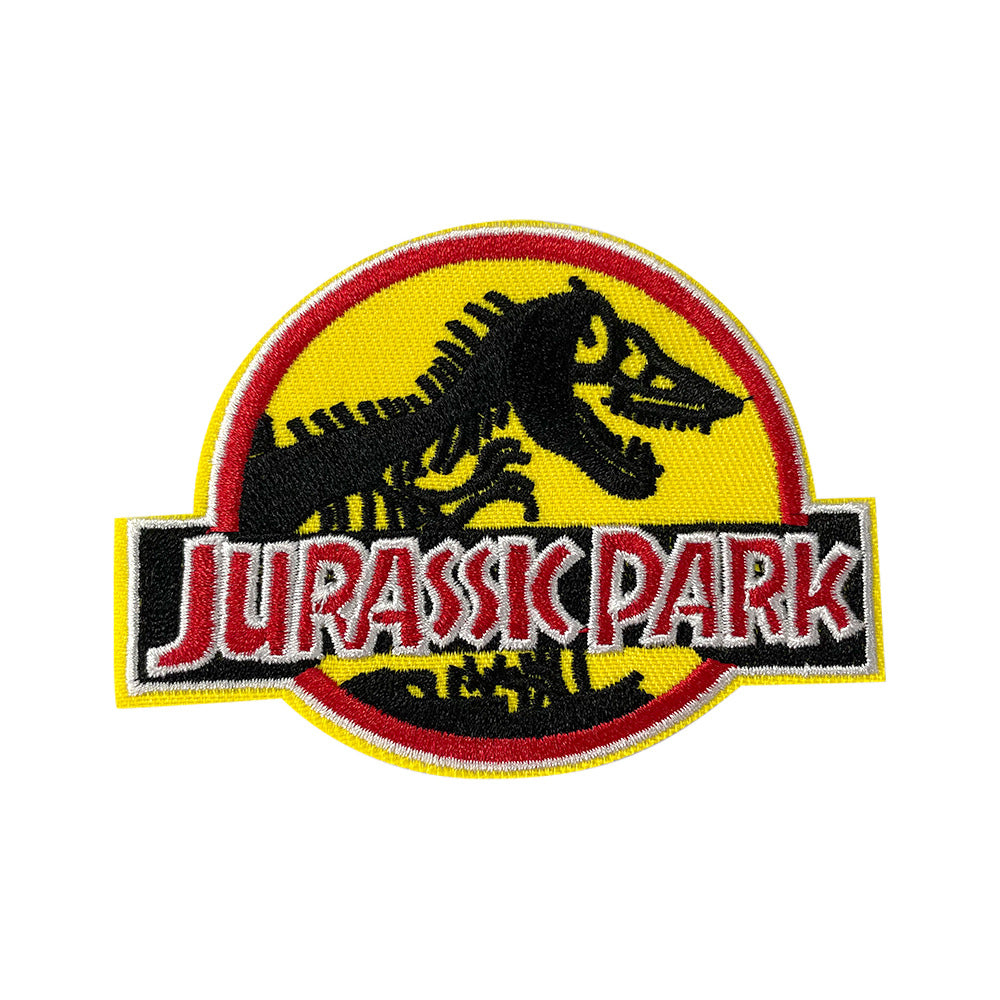Wholesale Stylish Dinosaur Embroidered Patch With Hot Melt Glue For Kids Coats And Jeans