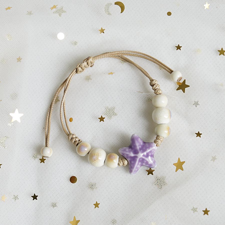 Wholesale Ceramic Ocean Adjustable Bracelet