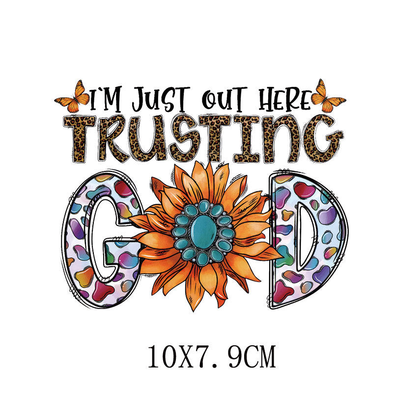 Wholesale Sunflower heat transfer printing UV DTF Ready to Press Transfers Wraps