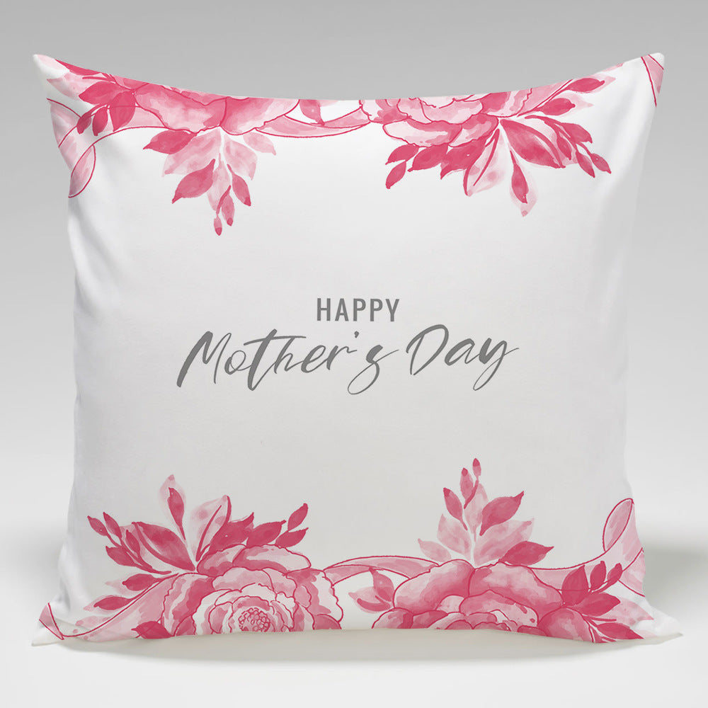 Wholesale Mother's Day Linen Throw Pillow Cases