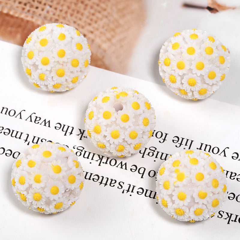 Wholesale 10PCS DIY Acrylic Flower Ball Balls