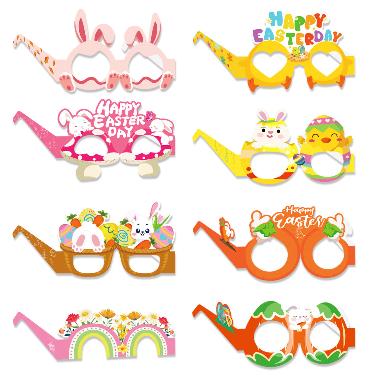 Wholesale Paper glasses for Easter party photo props