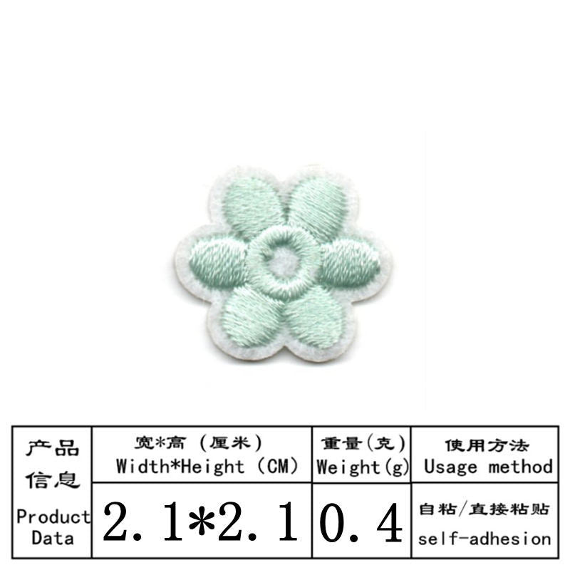 Wholesale Embroidery Thread Self Adhesive Patch Set Heart And Flower Designs For Clothing And Towel Decor Boutique Resale
