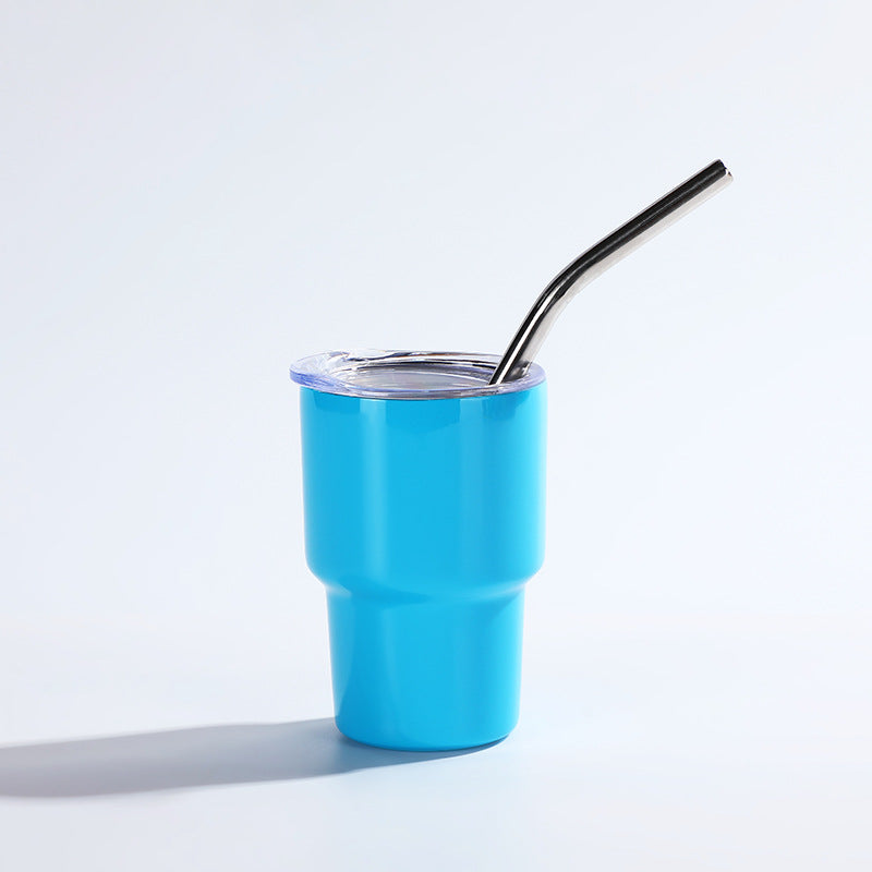 Wholesale Candy Color Red Wine Cup 2oz Stainless Steel Ice Bullies Cup