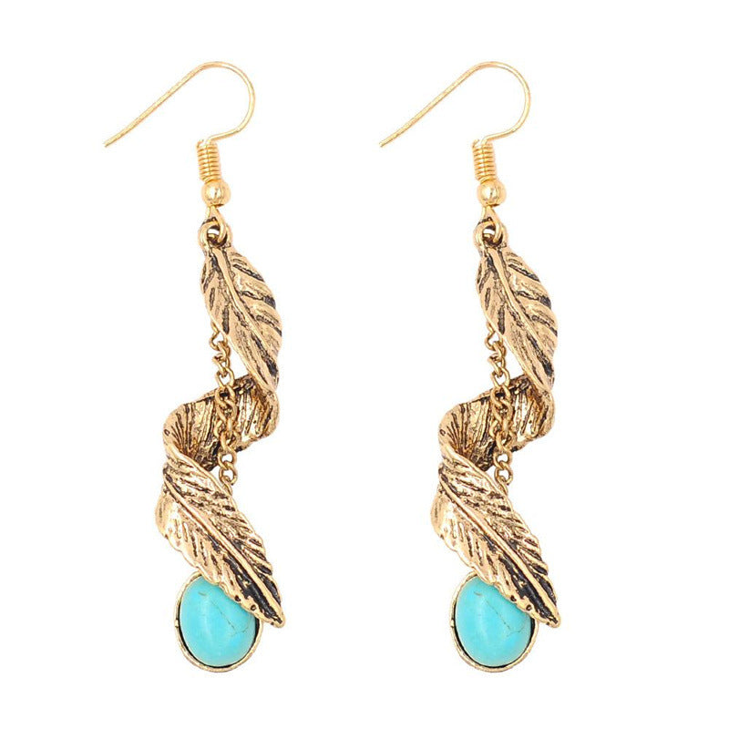 Wholesale Bohemian Tassel Stud Earrings