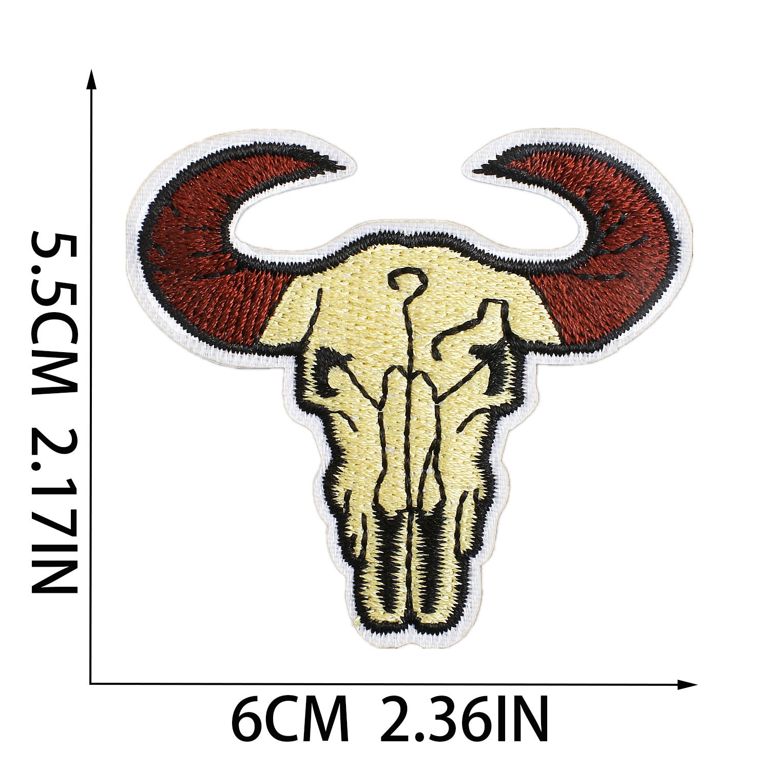 Wholesale Western Cowboy Cactus Embroidery Patch Polyester Thread DIY Decorative Accessory For Clothing Bags Resale