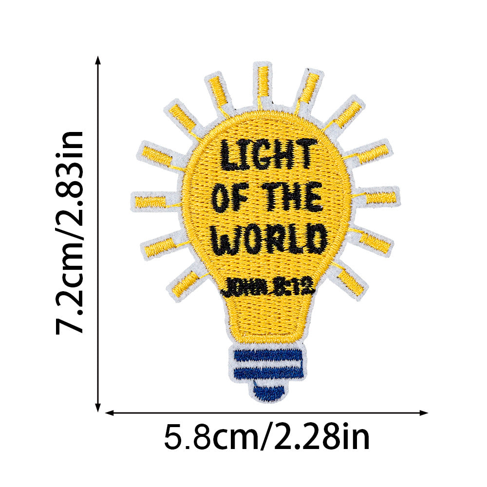 Wholesale Embroidered Patch Set Prayer Theme DIY Decoration