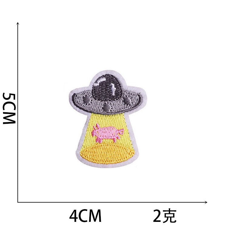Wholesale Stylish Embroidered Iron On Patches With Unicorn Pegasus Astronaut And Rocket Designs For Casual Clothing And Craft Supply Boutique Resale