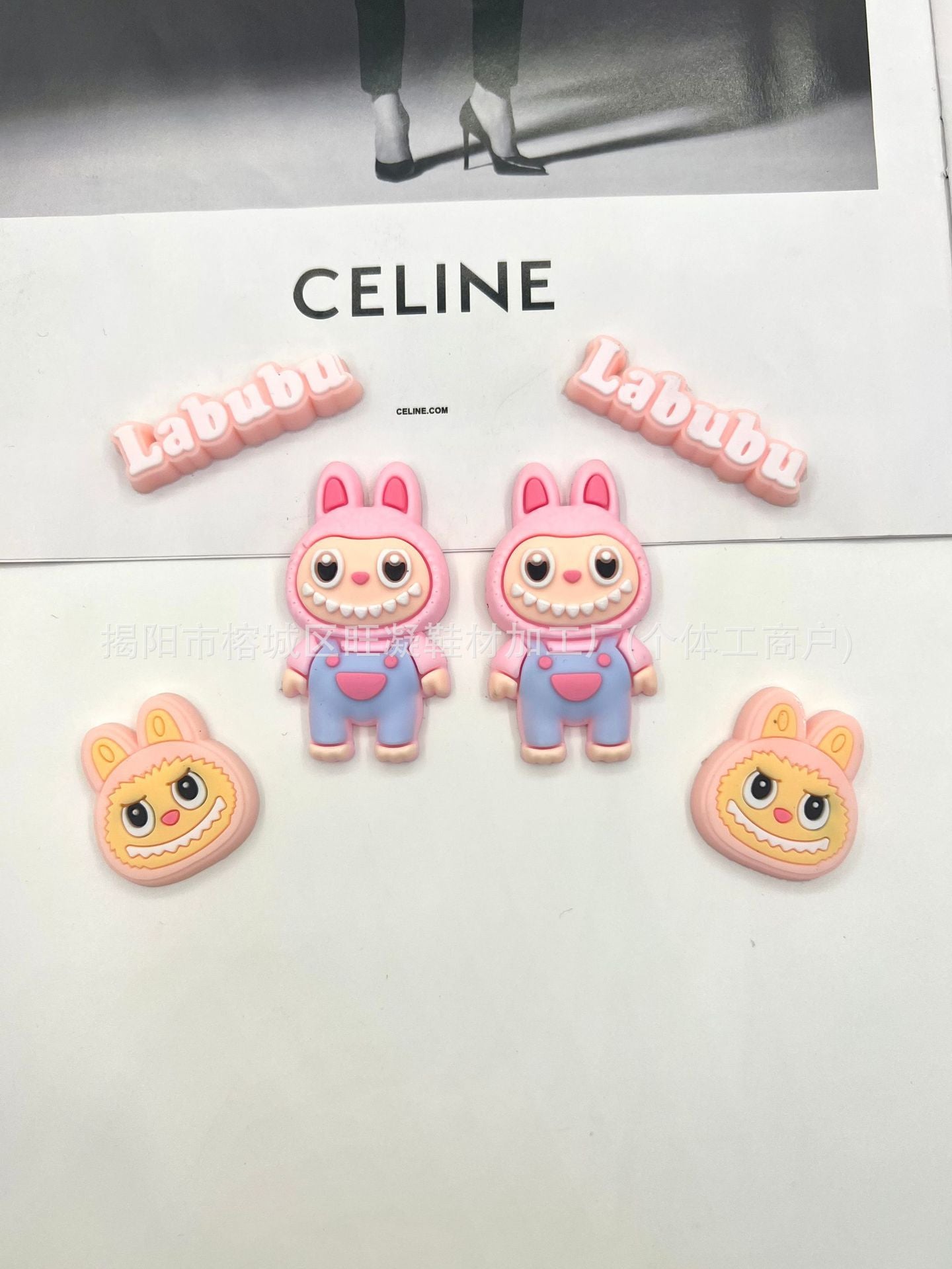 Wholesale DIY Perforated Shoe Buckles DIY Soft Rubber Shoe Buckles OLY Exclusive