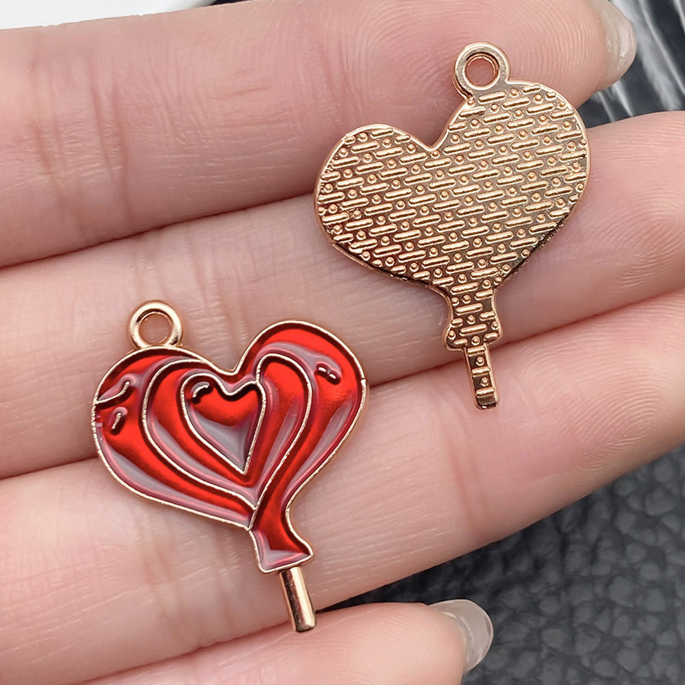 Wholesale Pink Valentine' s Day Love Accessories Pendant