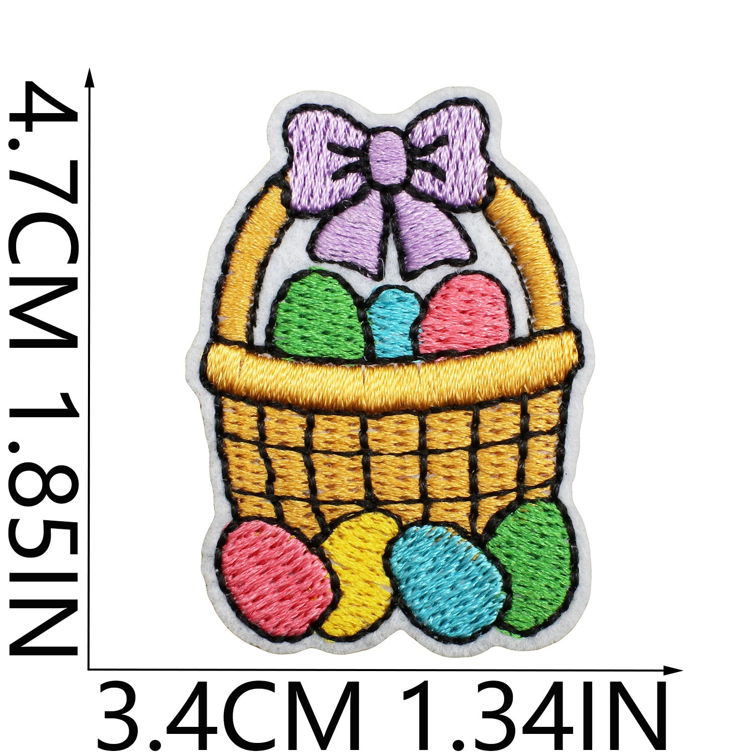 Wholesale Easter Rabbit Easter Egg Carrot Embroidery DIY Patches