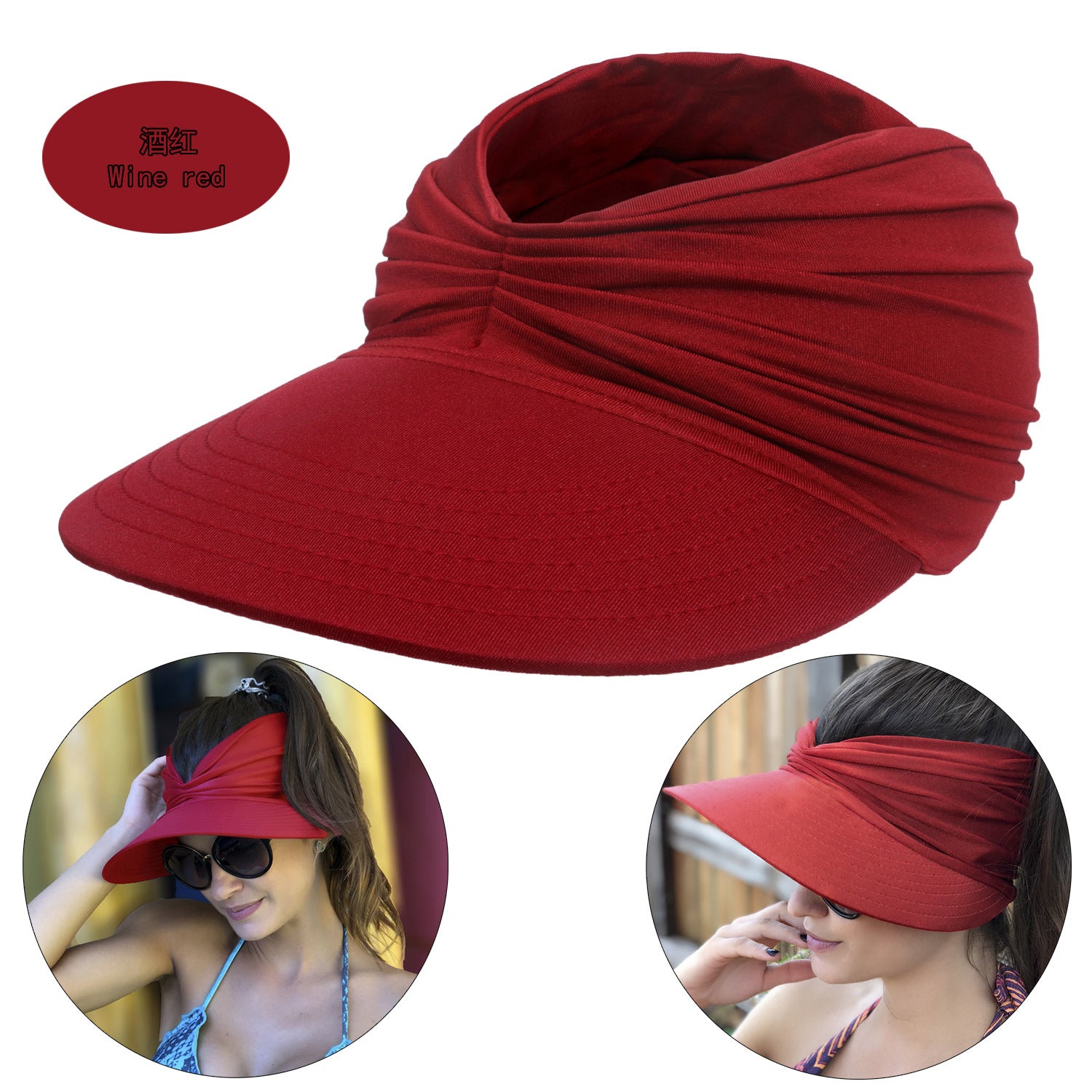 Wholesale Beach Empty Top Outdoor Sports Sun Protection Hat