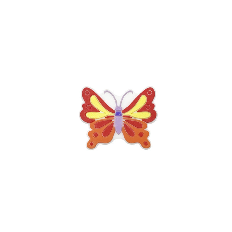 Wholesale 10pcs/pack Cartoon Animal Butterfly Epoxy DIY Beads