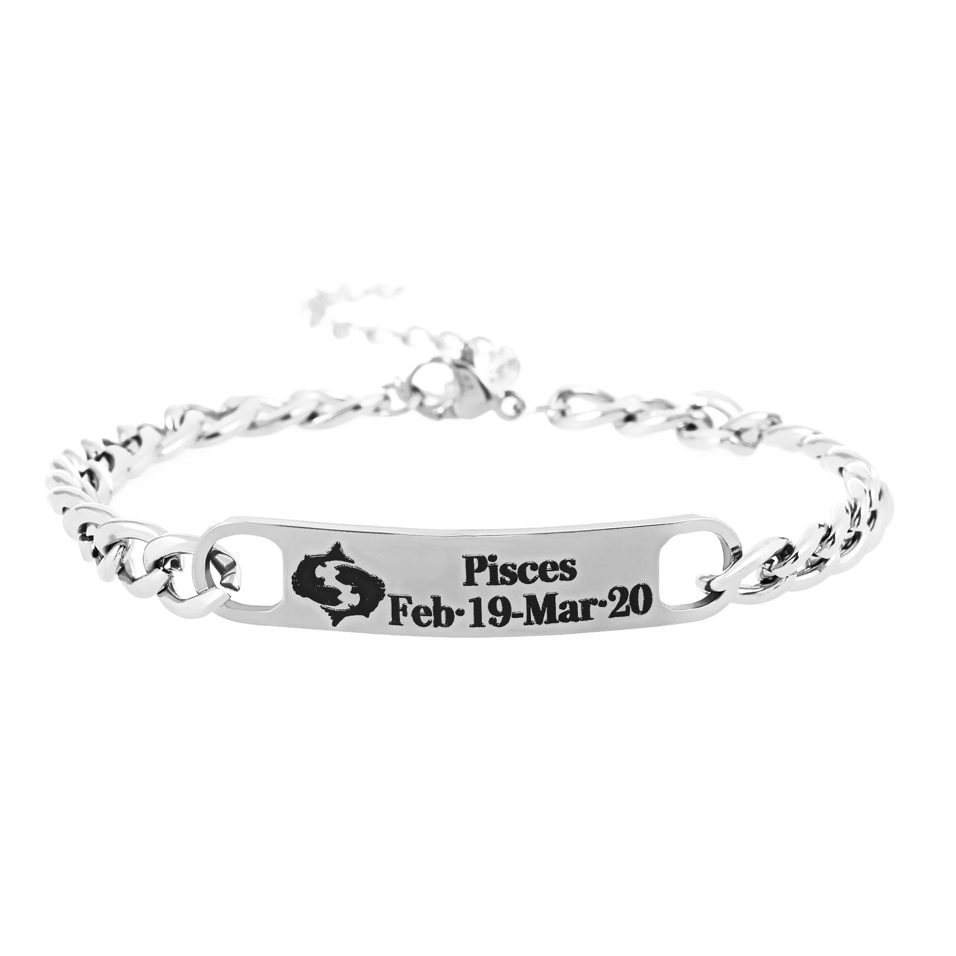 Wholesale Twelve Constellations Stainless Steel Bracelet