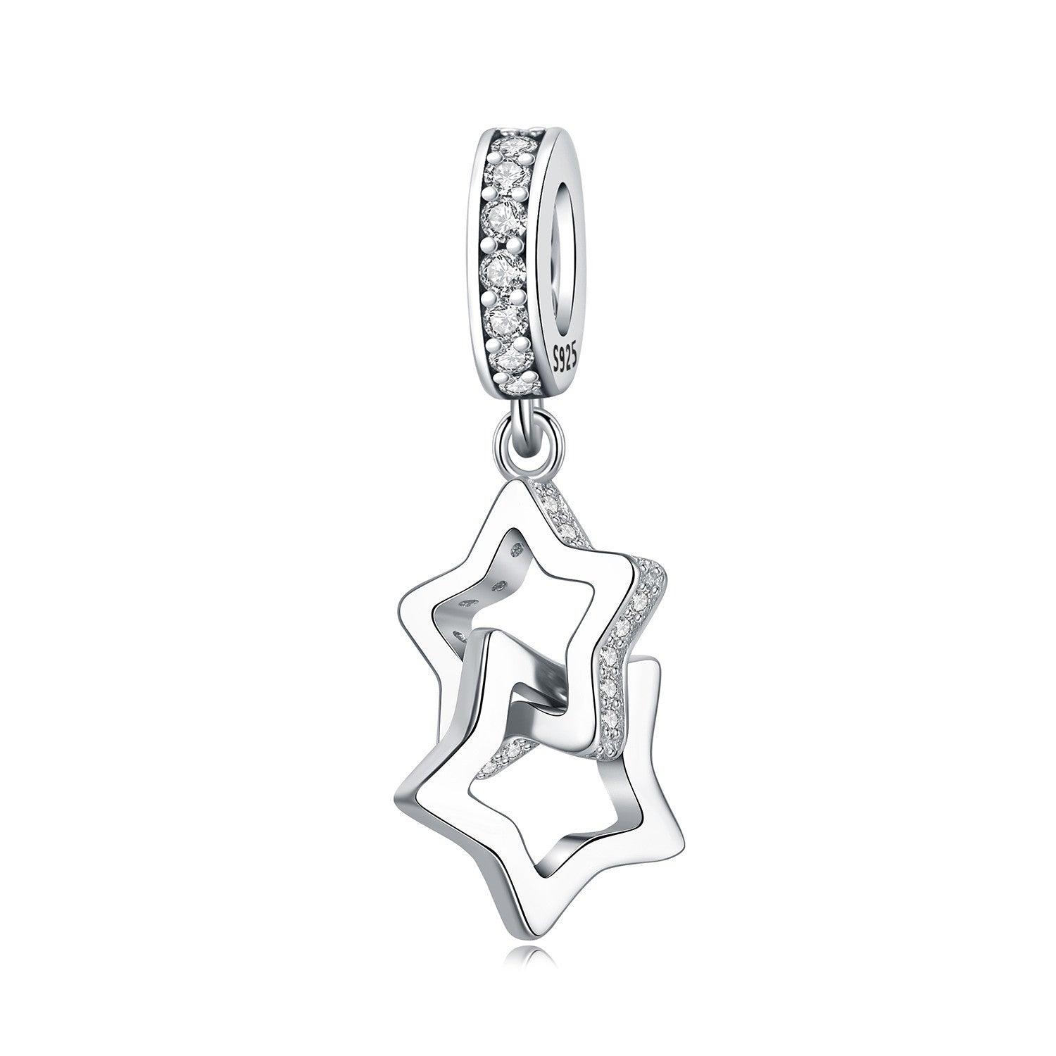 Wholesale Diverse Stars Moon Sun Pure Silver Charms