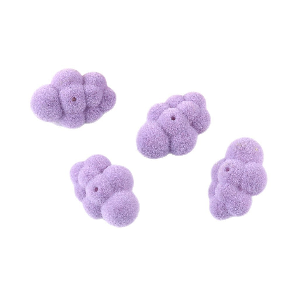 Wholesale 50pcs Clouds  flowers and colors Acrylic Beads