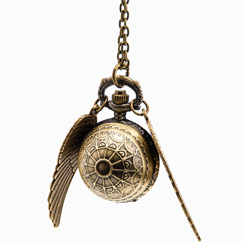 Wholesale Flip up round ball with large wings pocket watch OLY Exclusive