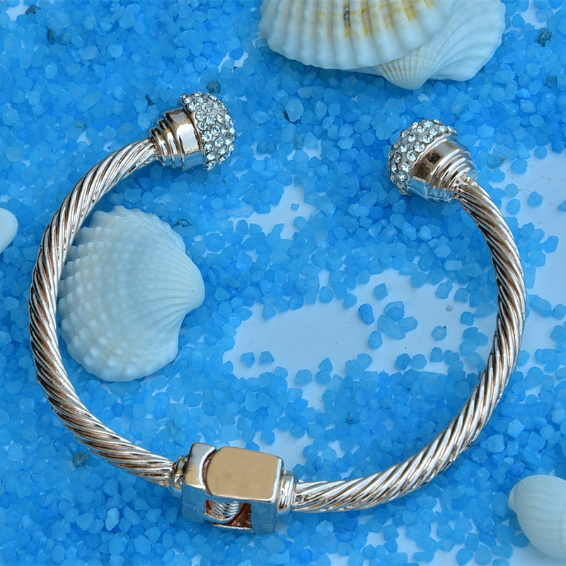 Wholesale Simple Crystal Alloy Bracelet