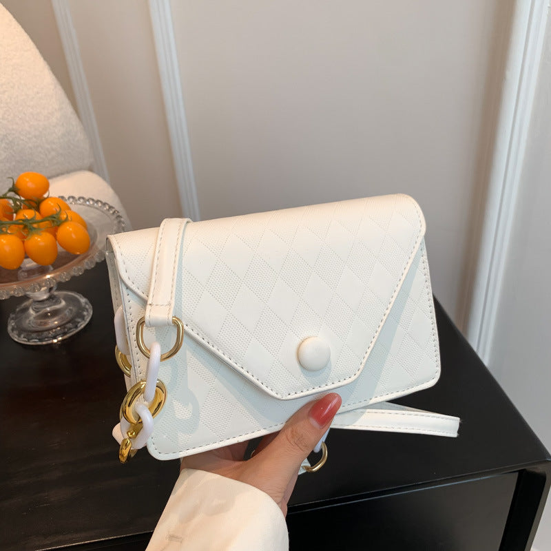 Wholesale PU Candy Color Shoulder Diamond Bag