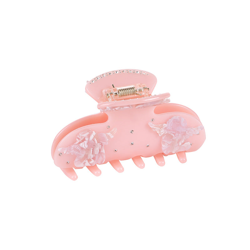 Wholesale Acetate Hair Clips with Diamonds