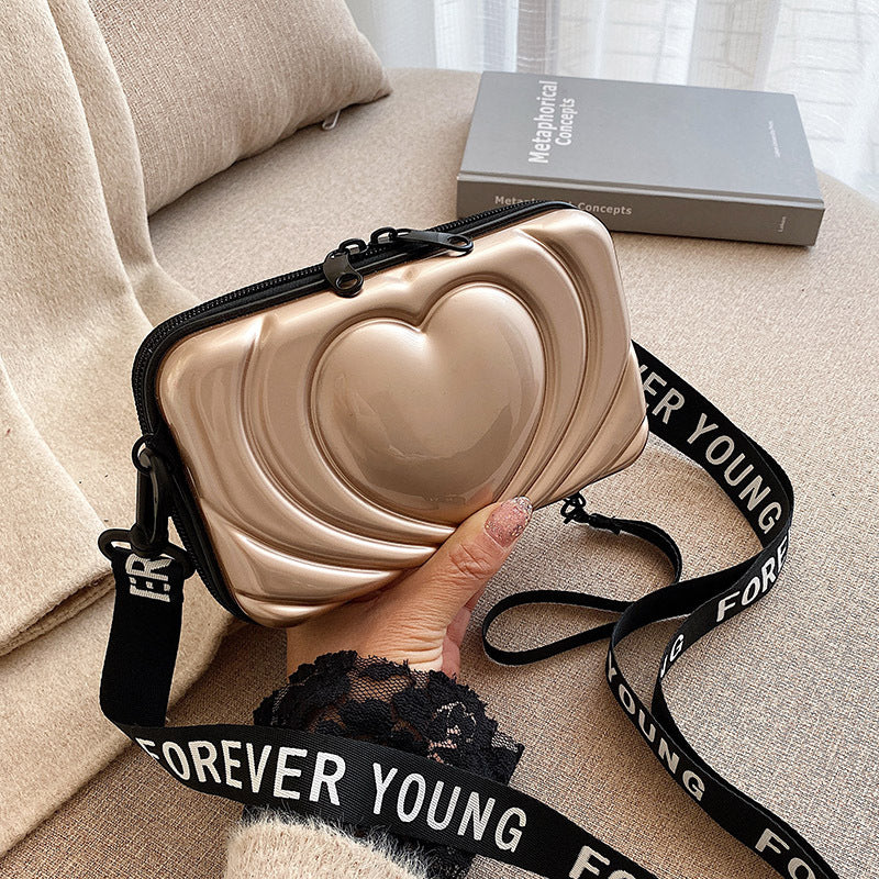 Wholesale PU Leopard Heart Bag