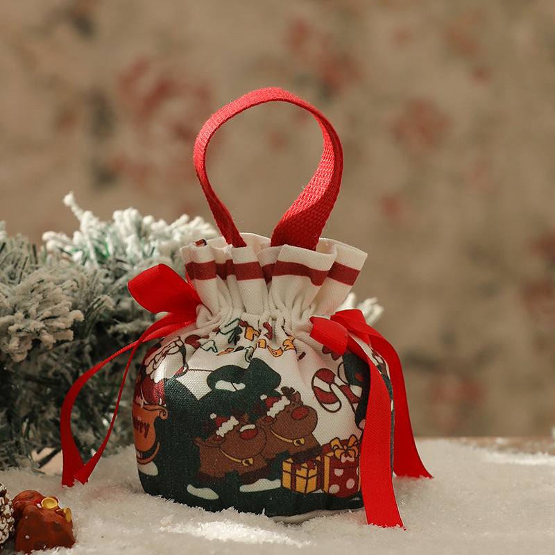 Wholesale Christmas Eve gift bag apple bag