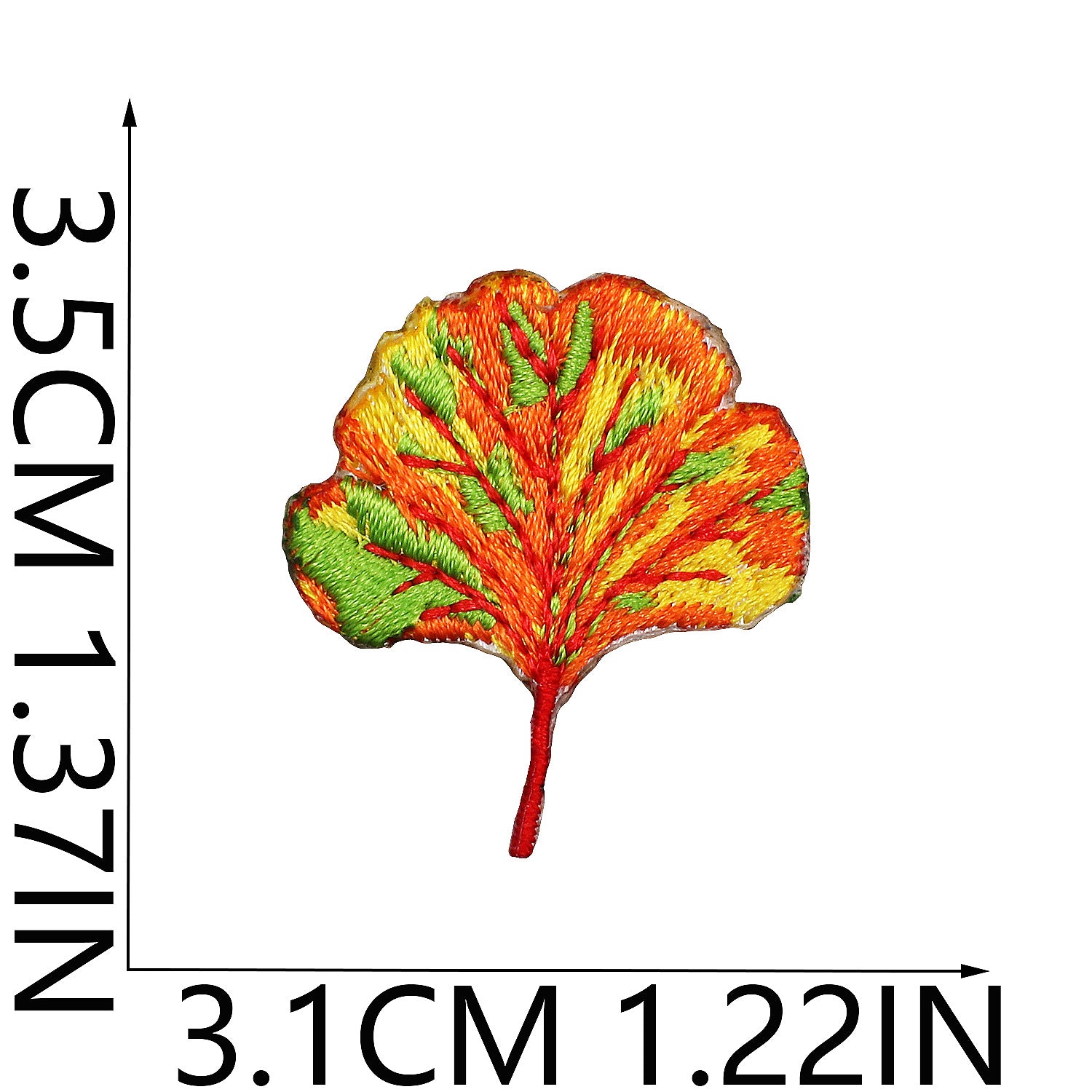 Wholesale Ginkgo Leaf Carnation Lily Rose Embroidery DIY Patches