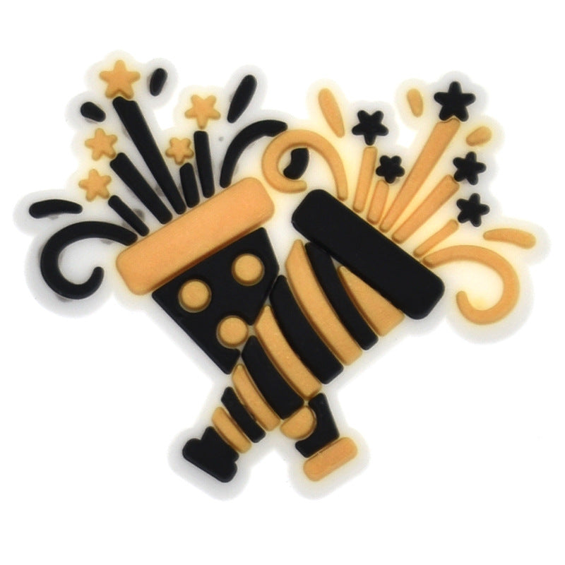 Accesorios de bricolaje de 100 piezas al por mayor decoraciones de PVC