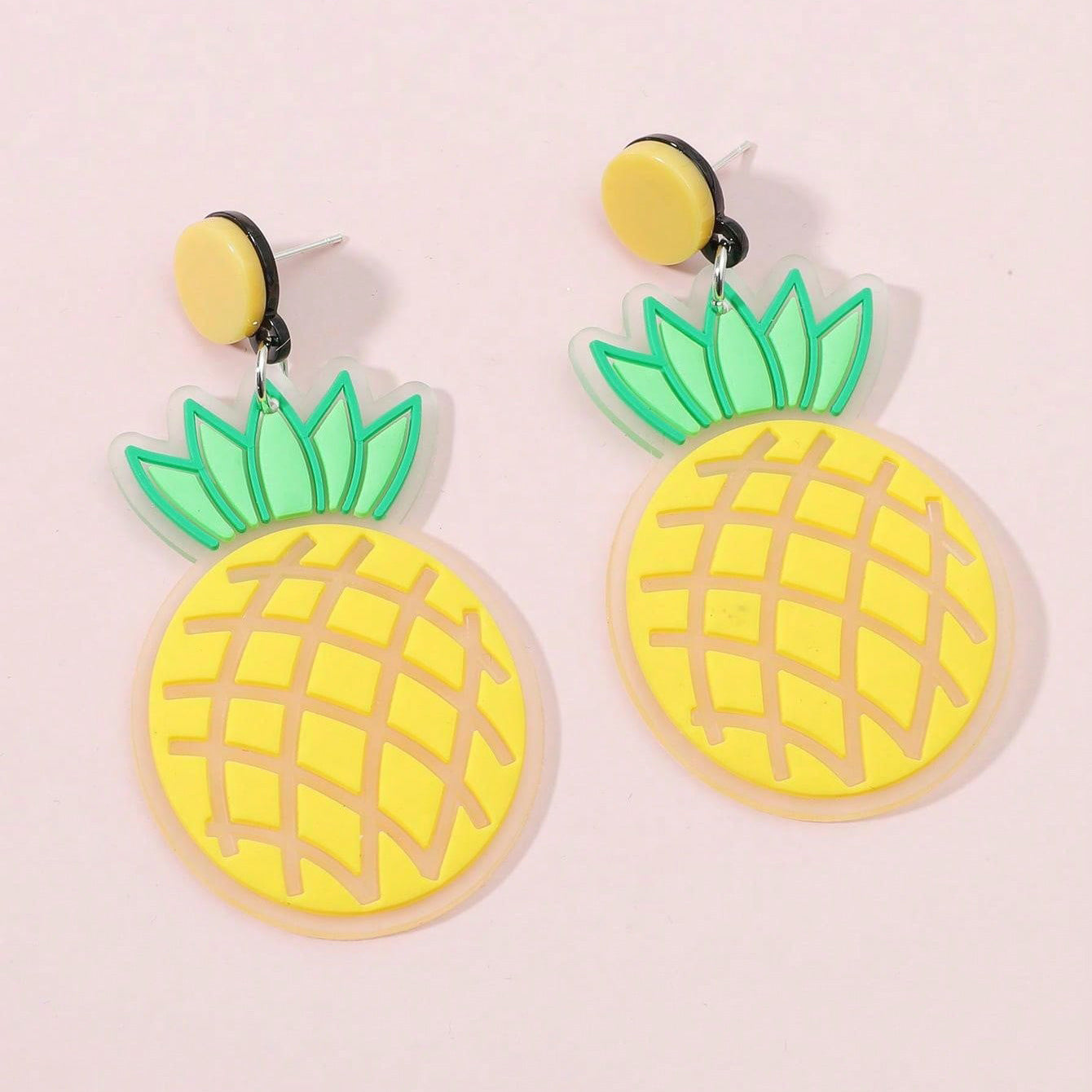 Wholesale Fashion Vintage Sunflower Pineapple Earrings