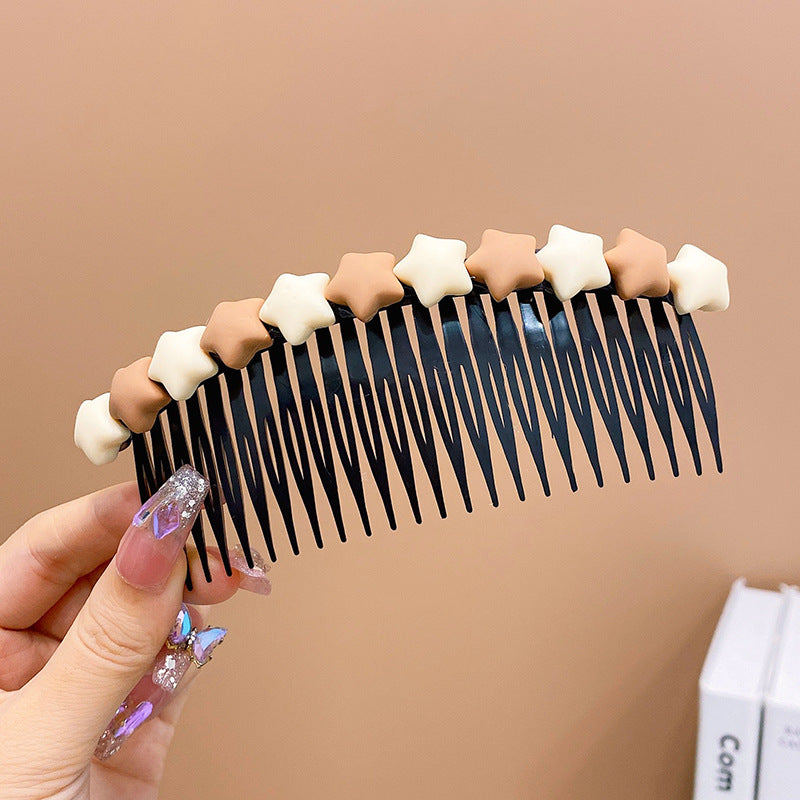 Wholesale Acrylic Love Long Hair Comb Hair Clip