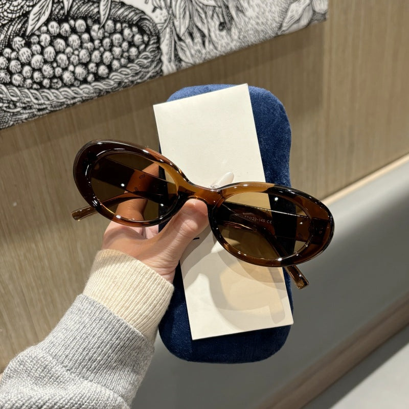 Wholesale Oval frame sun glasses