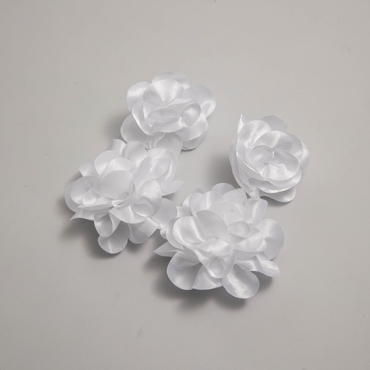 Wholesale Fresh multi-color flower earrings gentle simulation large flower earrings