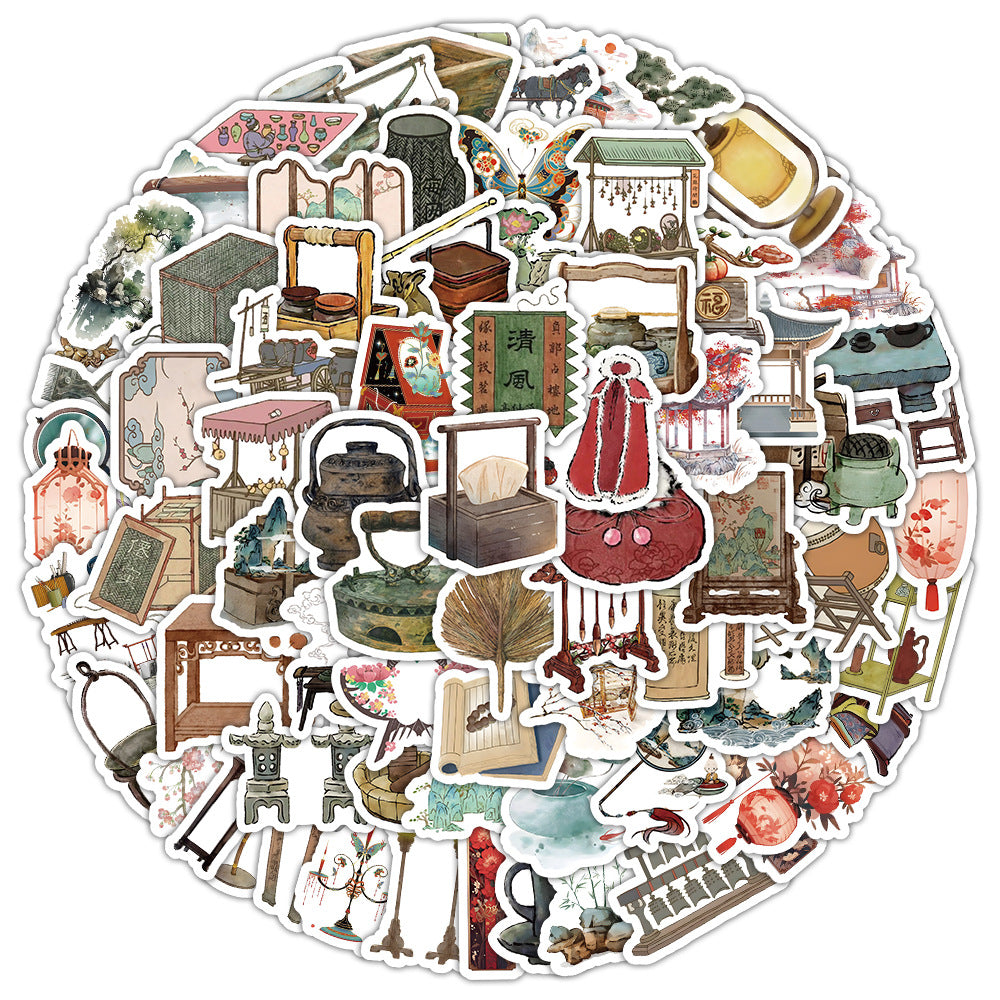Wholesale 100 Cute Cartoon Colorful Graffiti Small Stickers Waterproof Vinyl Stickers