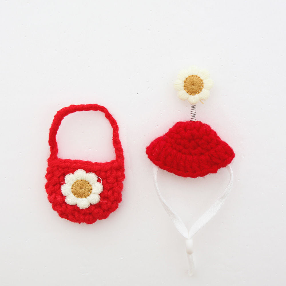 Wholesale Hat Hamster Clothes Pet Flower Pig suit Doll Accessories