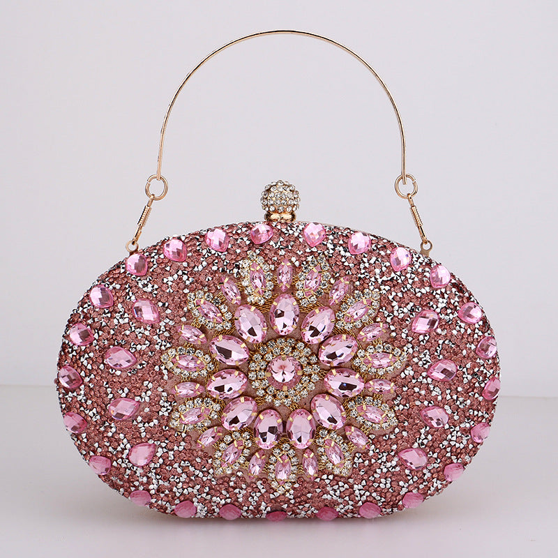 Wholesale Polyester Diamond Evening Bag