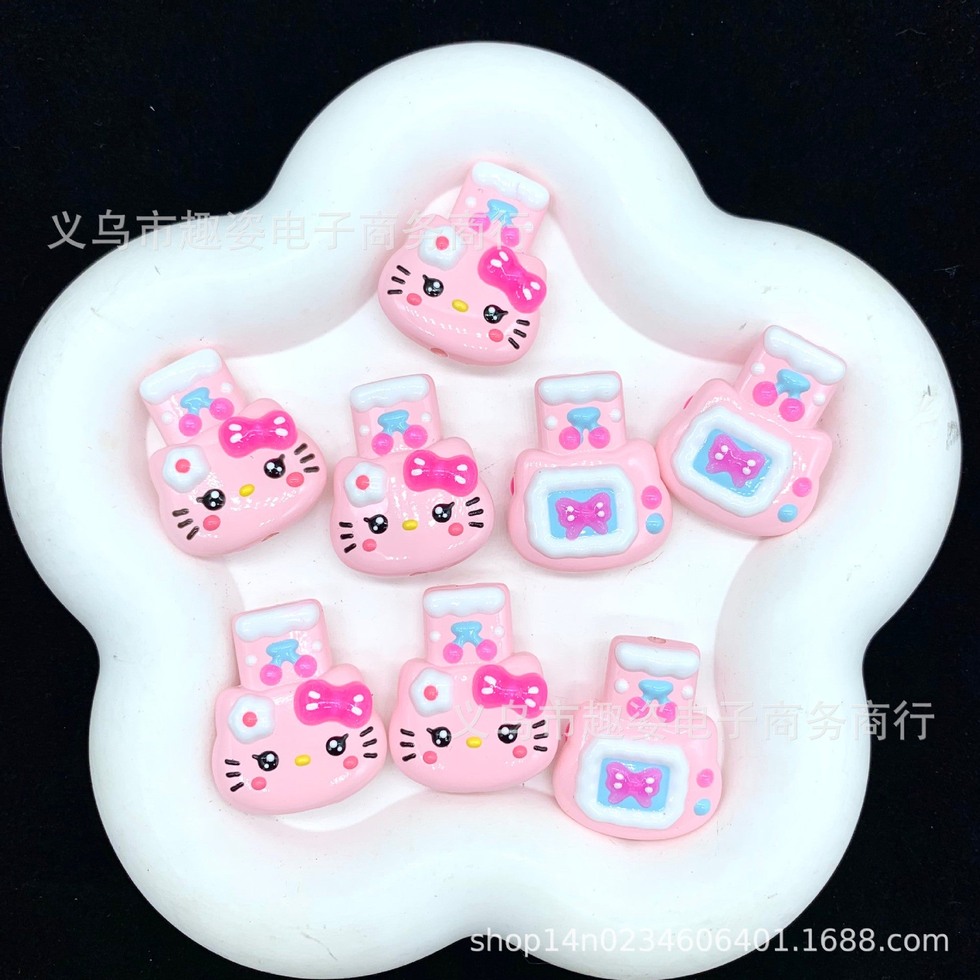 Wholesale 10pcs Color Polaroid cartoon Acrylic Beads