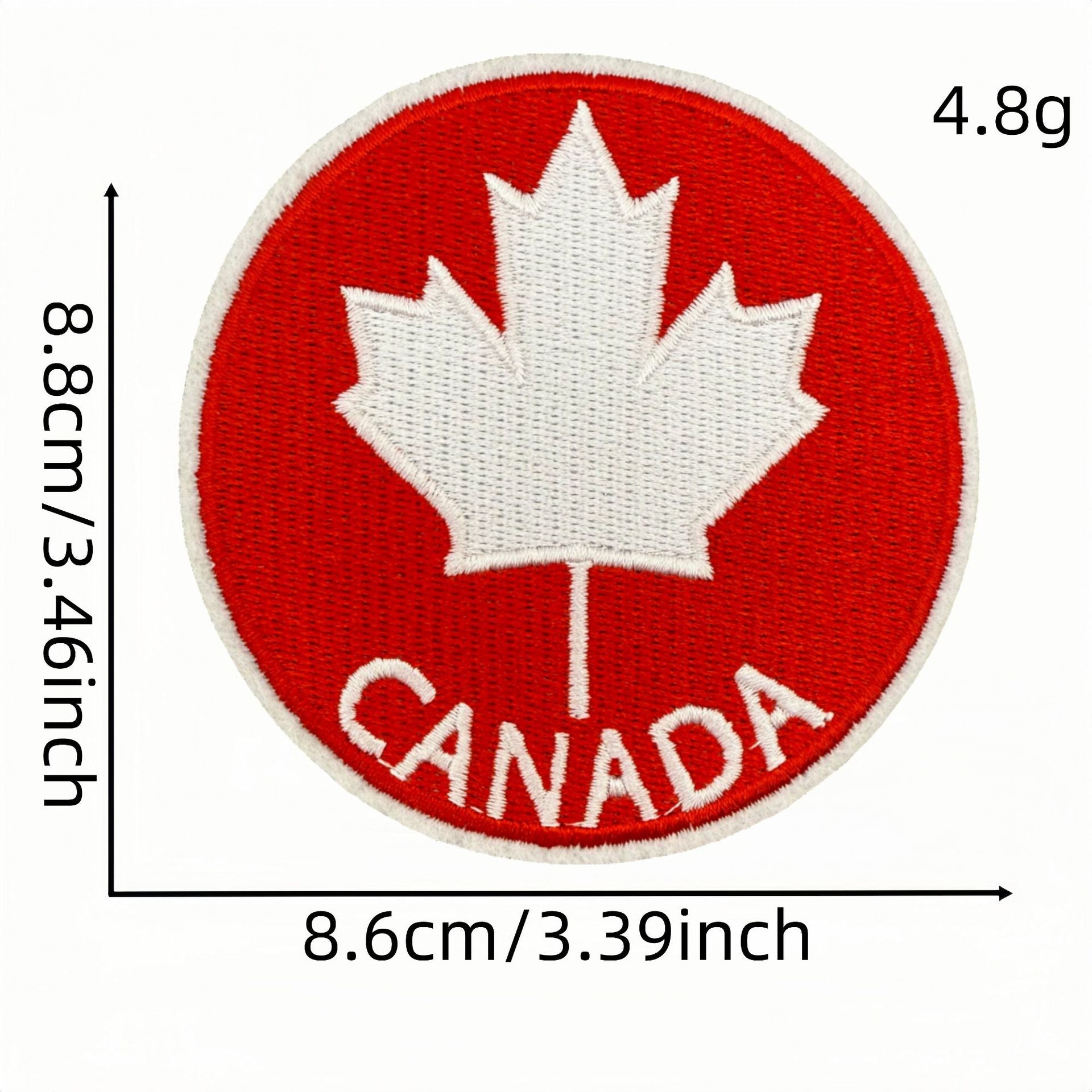 Wholesale Red Cartoon Maple Leaf DIY Patches