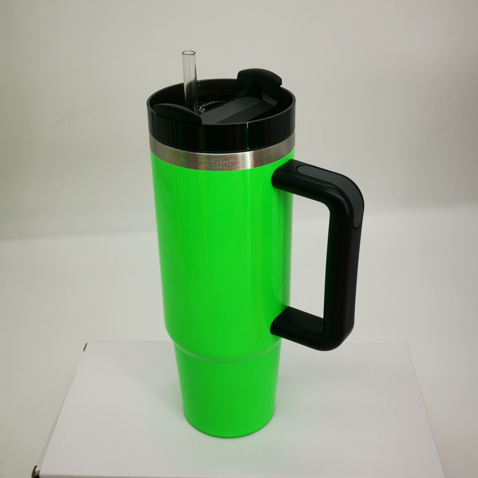 Wholesale Fashion Fluorescent Paint 40oz Thermos Cup with Handle Ice Cup