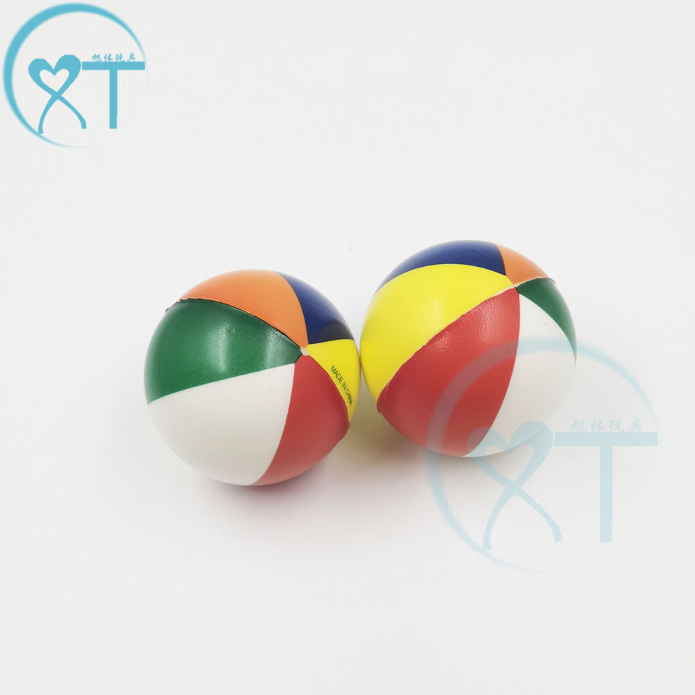 Wholesale 63mm beach ball pu ball foam pressure ball decompression toy pu decompression Macaron beach ball