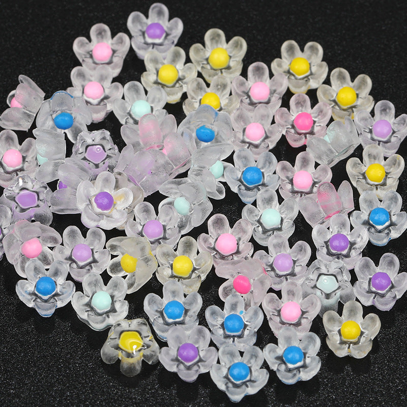 Wholesale 200PCS/PACK Mini Resin Accessories Rose Cherry Blossom Nail Art Jewelry Beads