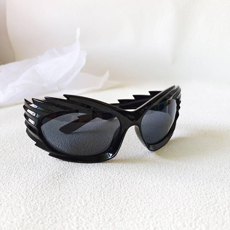 Wholesale Y2K Large Frame Cycling PC Sunglasses